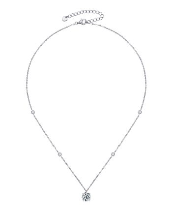Light luxury trend moissanite necklace
