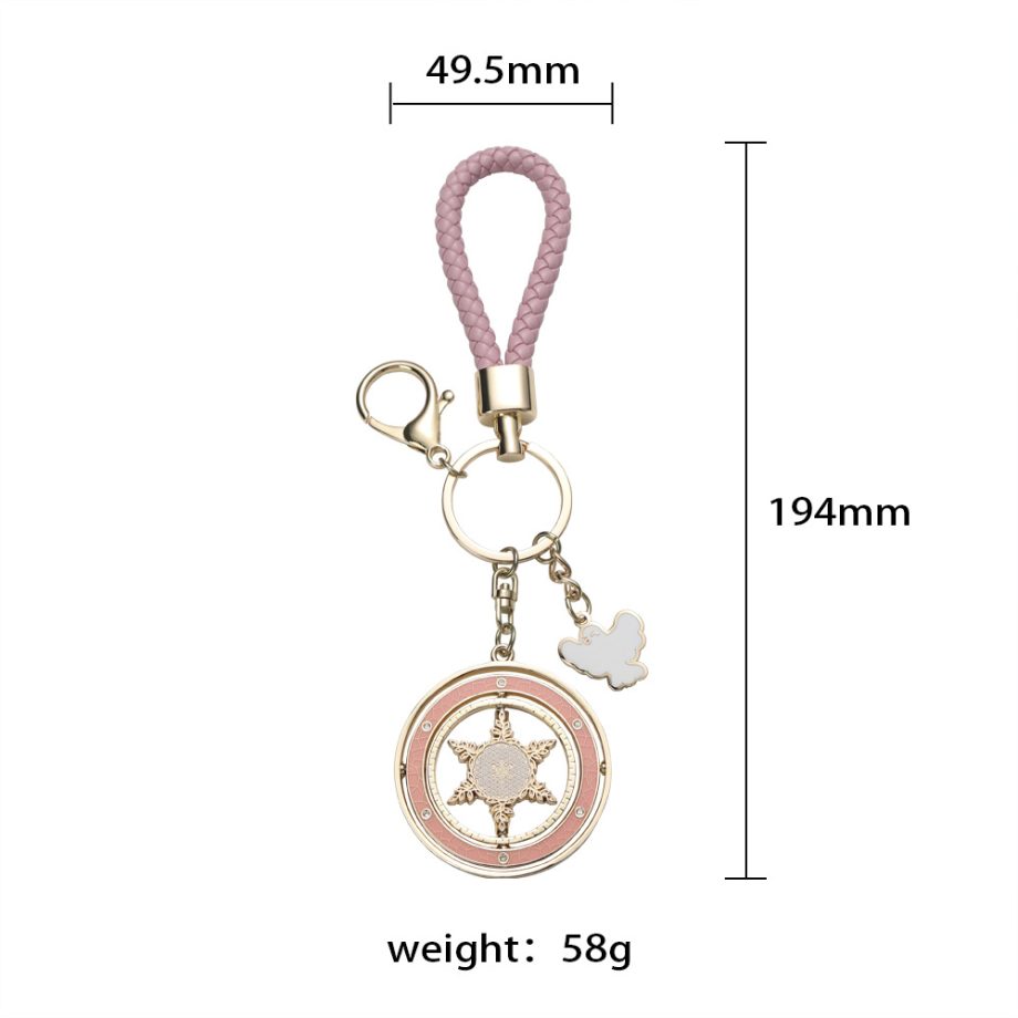 Snowflake keychain