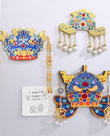 Phoenix crown-shaped refrigerator magnet