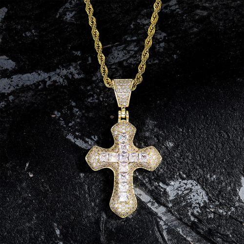 Versatile cross pendant necklace for men