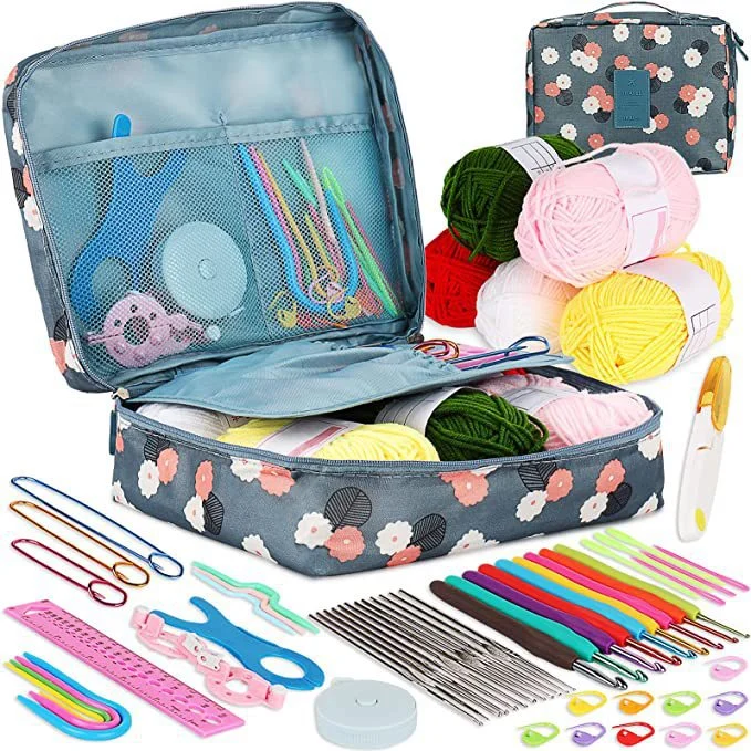 58-Piece Crochet Set for DIY Beginners - Image 3