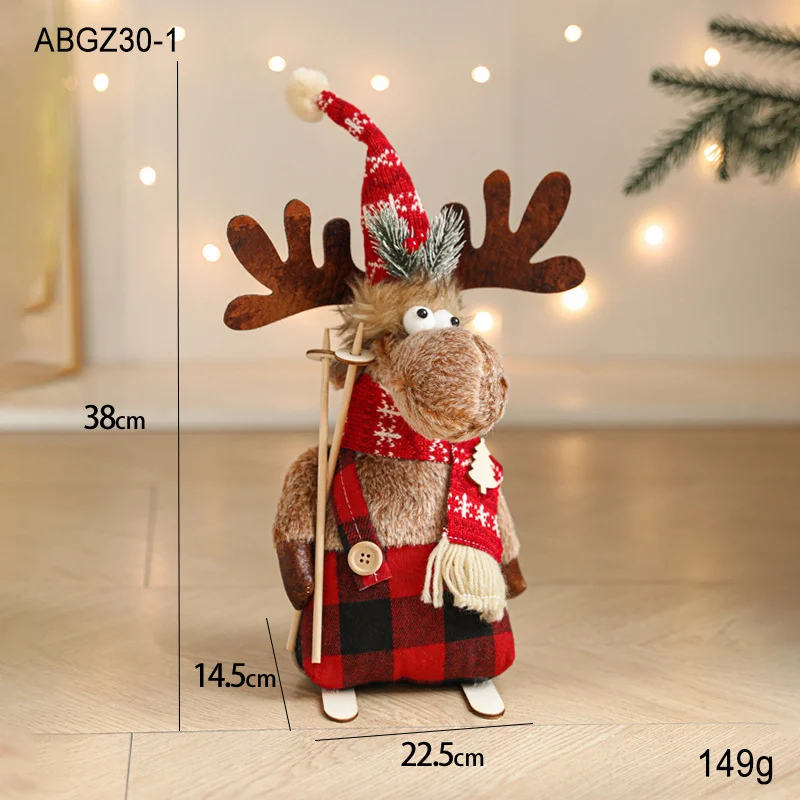 Cartoon Reindeer Christmas Ornament - Image 4