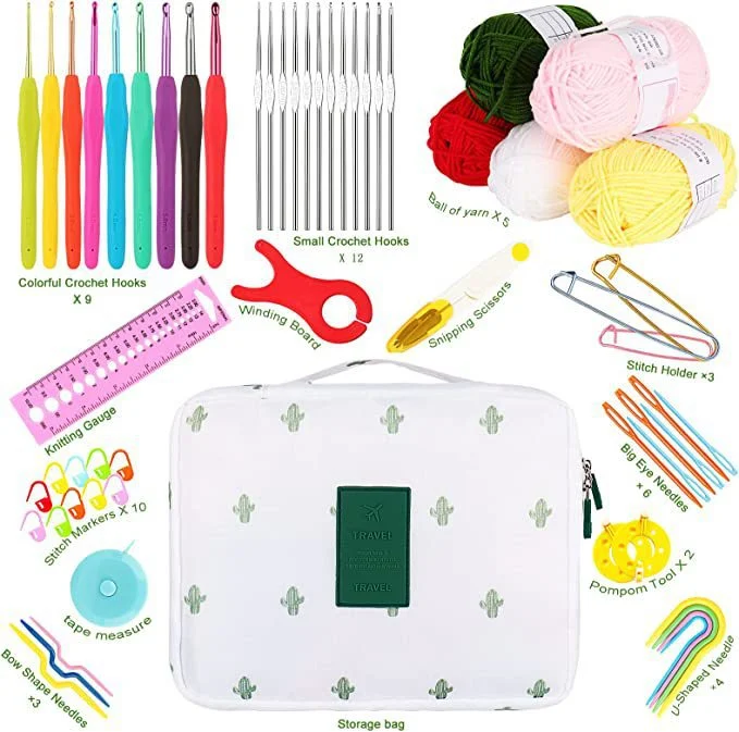 58-Piece Crochet Set for DIY Beginners - Image 5