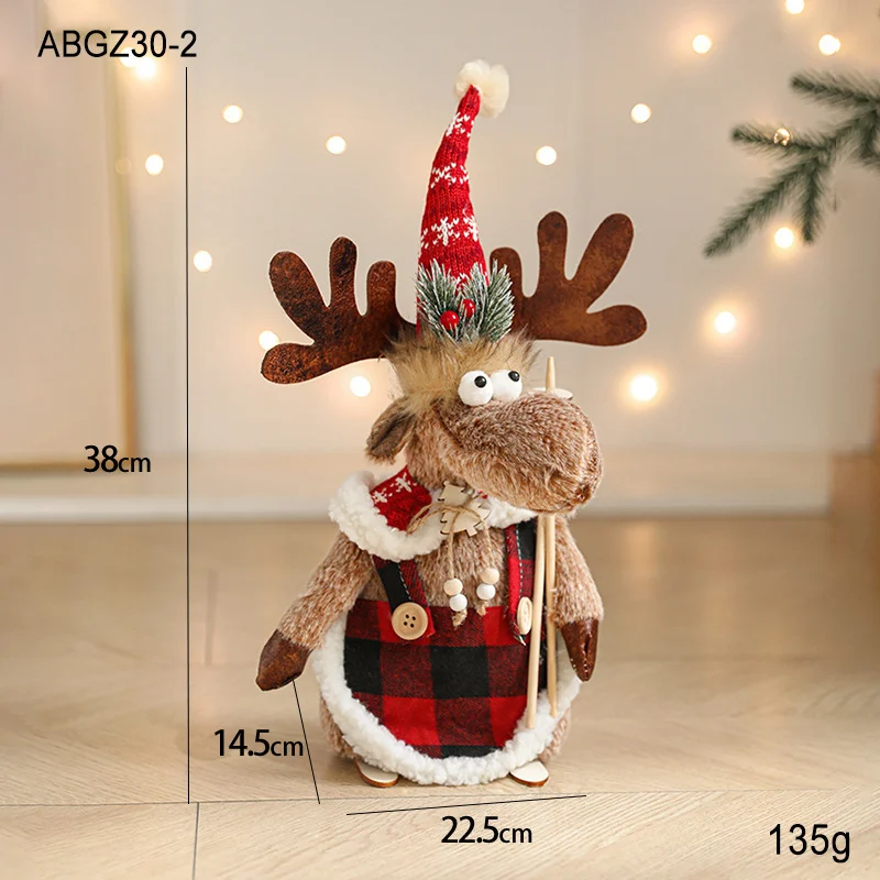 Cartoon Reindeer Christmas Ornament - Image 5