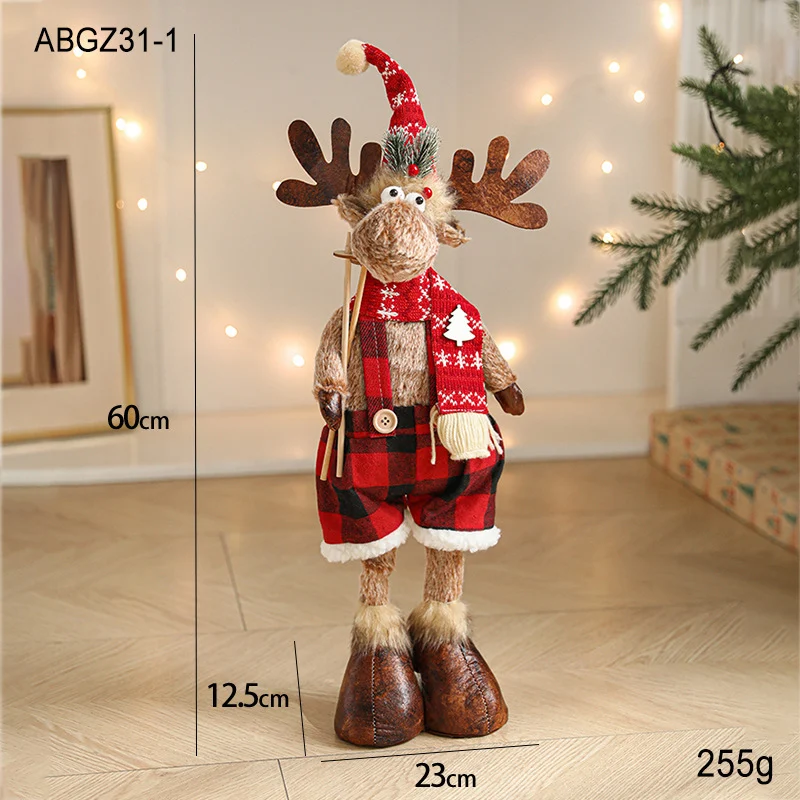 Cartoon Reindeer Christmas Ornament - Image 6