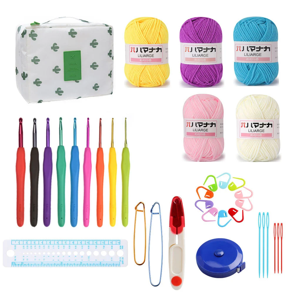 58-Piece Crochet Set for DIY Beginners - Image 7