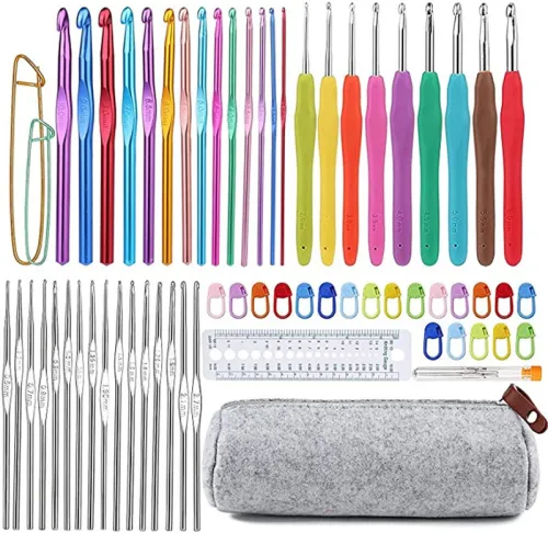 72-Piece Crochet Tool Set