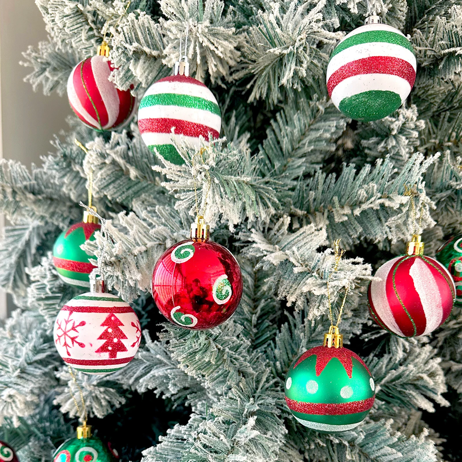 Christmas Painted Ornament Set - Image 3