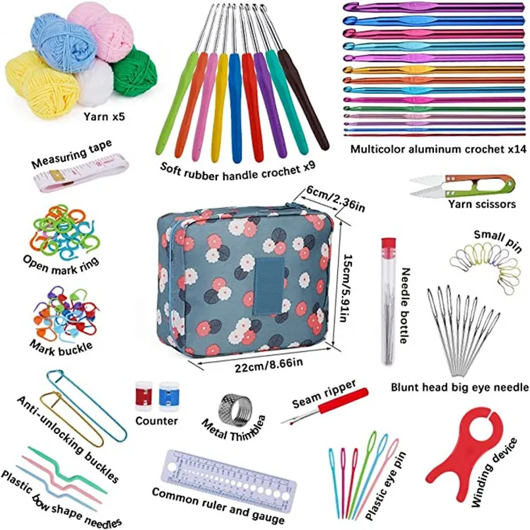 107-Piece Crochet Set - Image 5
