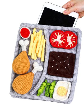 Handmade DIY tablet bag, tray bag