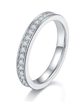 Personality moissanite ring S925 silver jewelry
