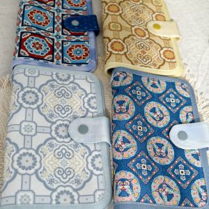 Handmade patchwork card holder